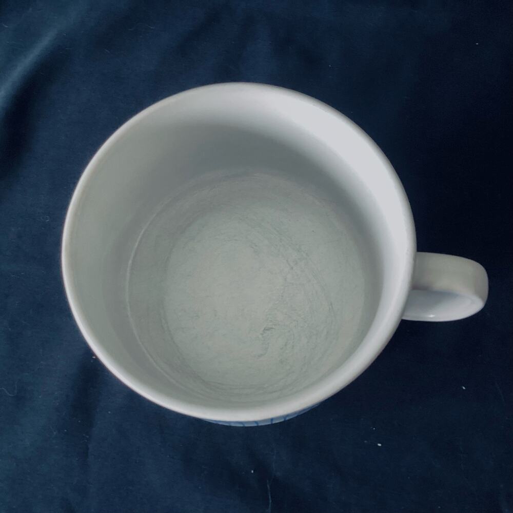 Large Blue Graph Mug - Picture 2 of 4